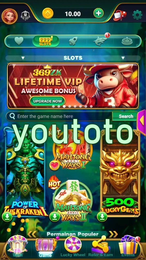 youtoto Masuk